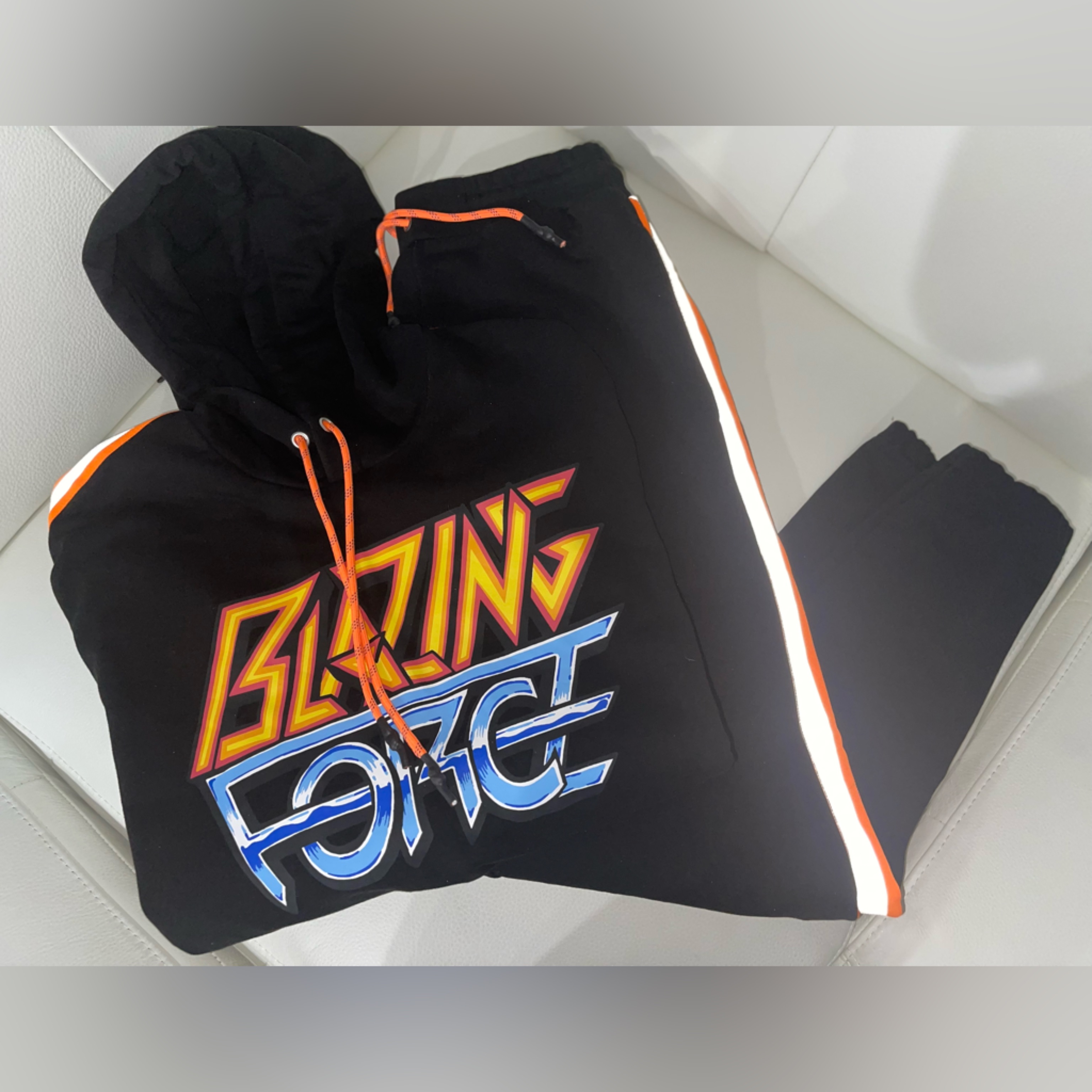Alexander Mcqueen Blazing Force Jogging Suit 2pcs